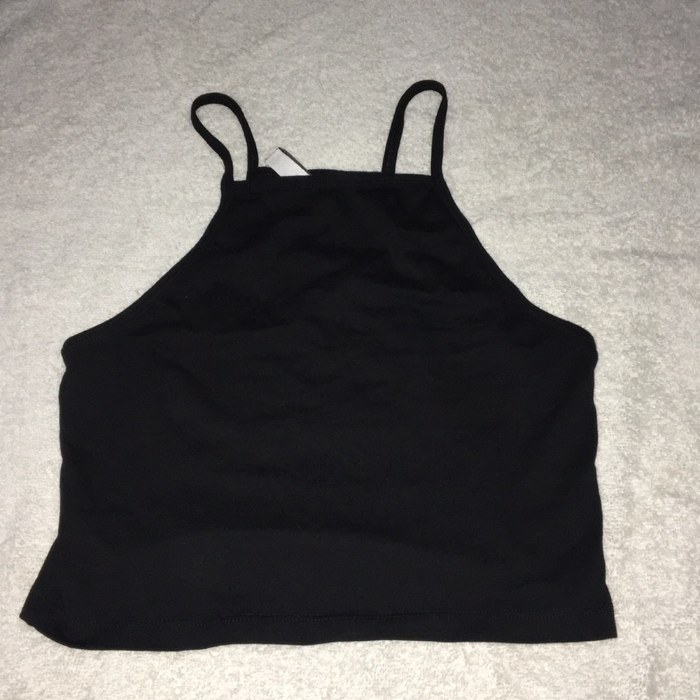 H&M Black Crop top